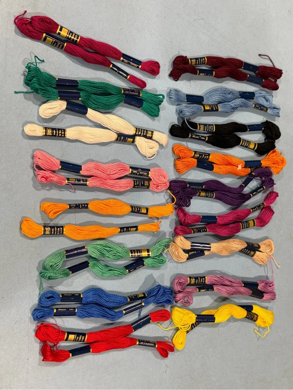 Embroidery Floss Assortment - Multicolor Skeins for Crafts
